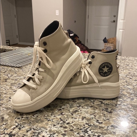 Converse Chuck Taylor All Star Move high-top platform sneakers - Picture 1 of 9